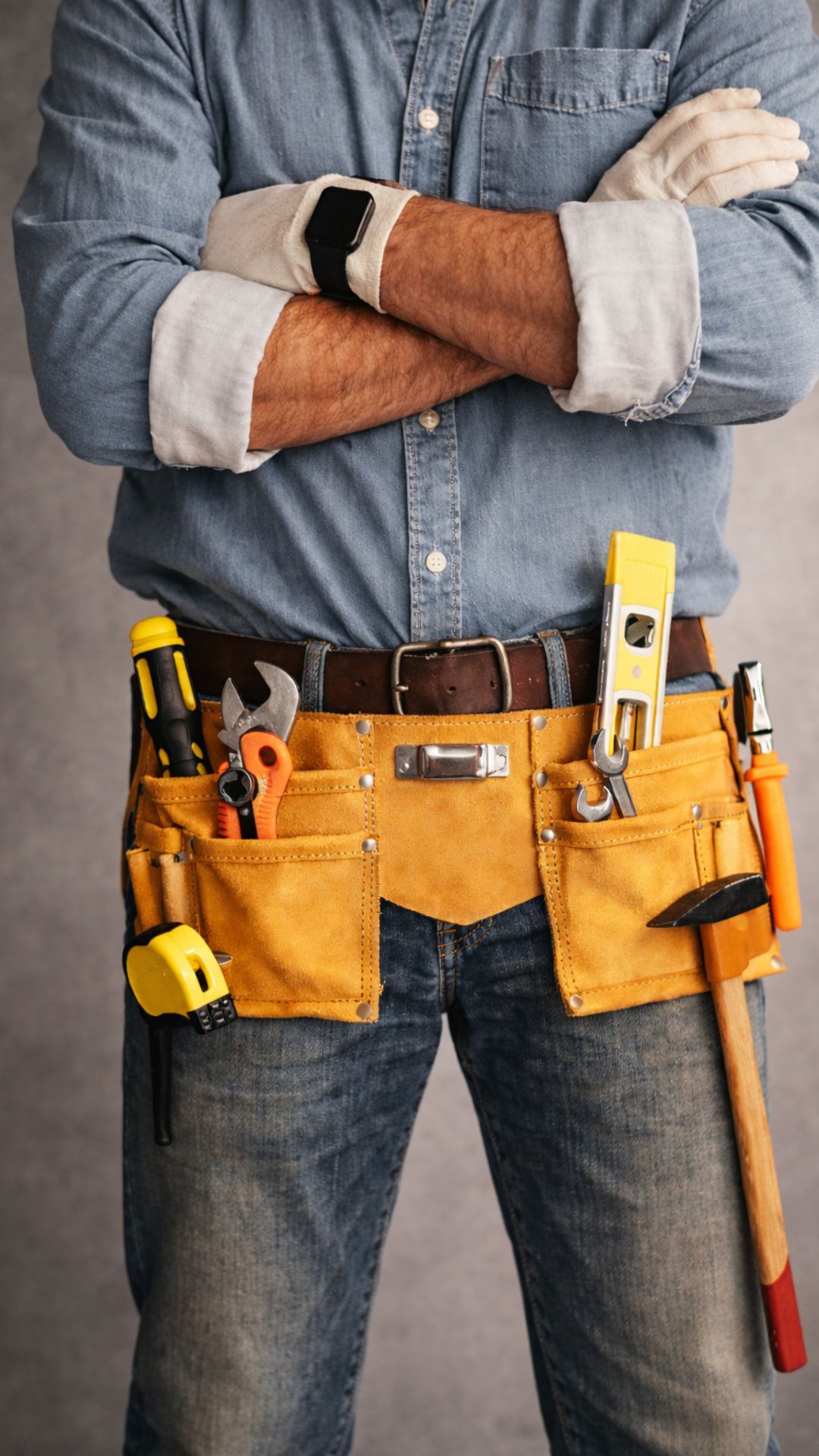 britton construction and restoration general contractor arms crossed standing up getting ready to work